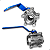Valvula Registro Esfera Tripartida Aço MGA 1.1/4" BSP - Imagem 5