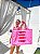 BOLSA PEIXE VERMELHO FUNDO PINK - Imagem 1