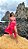 PAREÔ ZEBRA NORONHA PINK COM VERMELHO - Imagem 2