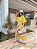 SAÍDA LONGA MUSSELINE BICOLOR AMARELO MANTEIGA E NUDE - PRÉ VENDA - Imagem 3