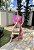 SAÍDA LONGA MUSSELINE BICOLOR ROSA CHICLETE E NUDE - PRÉ VENDA - Imagem 3