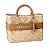 BOLSA DE PALHA COM FAIXAS PERSONALIZADA CARAMELLO - Imagem 3