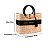BOLSA DE PALHA COM FAIXAS PERSONALIZADA PRETA - Imagem 5