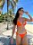 BIQUÍNI LOREN LACINHO FIO DENTAL LARANJA NEON - Imagem 1