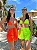 SHORTS LOREN LARANJA NEON - Imagem 3