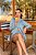 CONJUNTO SERENA AZUL CAMISA E SHORTS - Imagem 6
