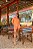 CONJUNTO SERENA LARANJA CAMISA E SHORTS - Imagem 1