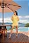 VESTIDO MACRAME NORONHA AMARELO MANTEIGA - Imagem 1
