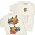 TRÊS TIGRES - FRENTE e COSTAS - Camiseta Basicona Unissex - Imagem 1