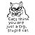 Stupid Cat - Camiseta Clássica Masculina - Imagem 2