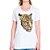 Tigre e Borboleta - Camiseta Basicona Unissex - Imagem 1