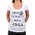 Tricô é a Nova Yoga - Camiseta Clássica Feminina - Imagem 1