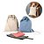 Sacola tipo mochila em algodão reciclado e poliéster reciclado (140 g/m²) Código 92936 - Imagem 1