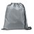 Sacola tipo mochila em 210D com cordões em preto Código 92910 - Imagem 2