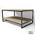 Mesa de Centro Para Sala Estilo Industrial 100x60 - Imagem 5