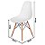 Cadeira Charles Eames Eiffel Branca Madeira Maciça - Imagem 5