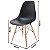 Conjunto de 4 Cadeiras Charles Eames Eiffel Paris - Design Wood  Preta - Imagem 5