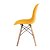 Cadeira Eames Amarela - Base Madeira Natural - Imagem 3