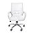 Cadeira Tok Baixa Branca Com Relax Base Rodízio - Armazem - Imagem 2