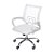Cadeira Tok Baixa Branca Com Relax Base Rodízio - Armazem - Imagem 1