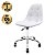 Cadeira Eames Botonê Branca - Base Office Cromada - Imagem 1