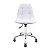 Cadeira Eames Botonê Branca - Base Office Cromada - Imagem 2