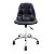 Cadeira Eames Botonê Preta - Base Office Cromada - Imagem 2