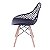 Cadeira Kaila Web Cloe Base Wood Preta - Imagem 2
