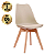 Cadeira Saarinen Fendi - Base Wood - Imagem 1