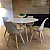 Cadeira Saarinen Fendi - Base Wood - Imagem 5