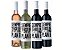 Kit com 4 vinhos Plan B! 2 tintos, Cabernet Sauvignon e Petit Verdot + 1 White Blend + 1 Rosé - Imagem 1