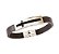PULSEIRA CRUZ VAZADA MARROM FECHO AÇO INOX - Imagem 2