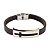 PULSEIRA CRUZ VAZADA MARROM FECHO AÇO INOX - Imagem 1