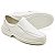 Sapato Anti-Stress Masculino Branco Calce Fácil Elástico Conforto Couro Legítimo Enfermeiro/Médico - Imagem 2