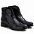 Bota Conforto Feminina Couro Legítimo – Preto - Imagem 2