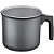 Fervedor Leiteira Caneca Tramontina Turim 12cm 1,1L Alumínio Antiaderente Chumbo Original - Imagem 2
