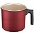 Fervedor Leiteira Caneca Tramontina Turim 12cm 1,1L Alumínio Antiaderente Vermelho Original - Imagem 3