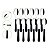 Kit Colheres De Mesa Leme Tramontina Inox E Cabo Preto - Imagem 1