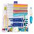 Kit Profissional de Crochê com 53 Peças – Agulhas Ergonômicas e Estojo - Imagem 2