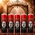 Kit 5 Velas de 200gr - Vermelha e Preta - Imagem 1