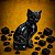 Gato - Cristal Onix - 20cm - Imagem 1