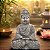 Buda Cinza - Meditando - 20cm - Imagem 1