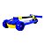 Patinete Infantil Azul 3 Rodas com LED e Freio Até 50Kg - Toymix - Imagem 2