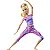 Boneca Barbie Articulada Feita Para Mexer Loira GXF04 - Mattel - Imagem 1
