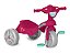 Triciclo Mototico Passeio e Pedal Rosa - Bandeirante - Imagem 4