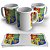 Caneca Porcelana Casas de Hogwarts - Imagem 1