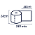 Rolo Toalha Wiper 28x40 88 toalhas 35 metros Inoven - Imagem 1