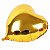 Kit C/ 50 (1,19un pix) Balão Coração DOURADO Metalizado 45cm Decoração Gás Ar Festas - Imagem 2