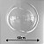 Kit C/ 50 (1,10un pix) Balão Bubble Cristal Transparente 18 Polegadas 45cm - Imagem 5