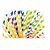 Kit 25 Canudos De Papel Colorido Biodegradável 6mm Vários Modelos Para Drinks Bebidas Festas - Imagem 4